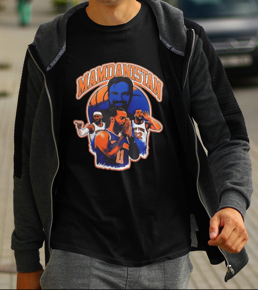 New York Knicks 2026 Mamdani MamdaniStan Basketball Team Players Zohran T-Shirt