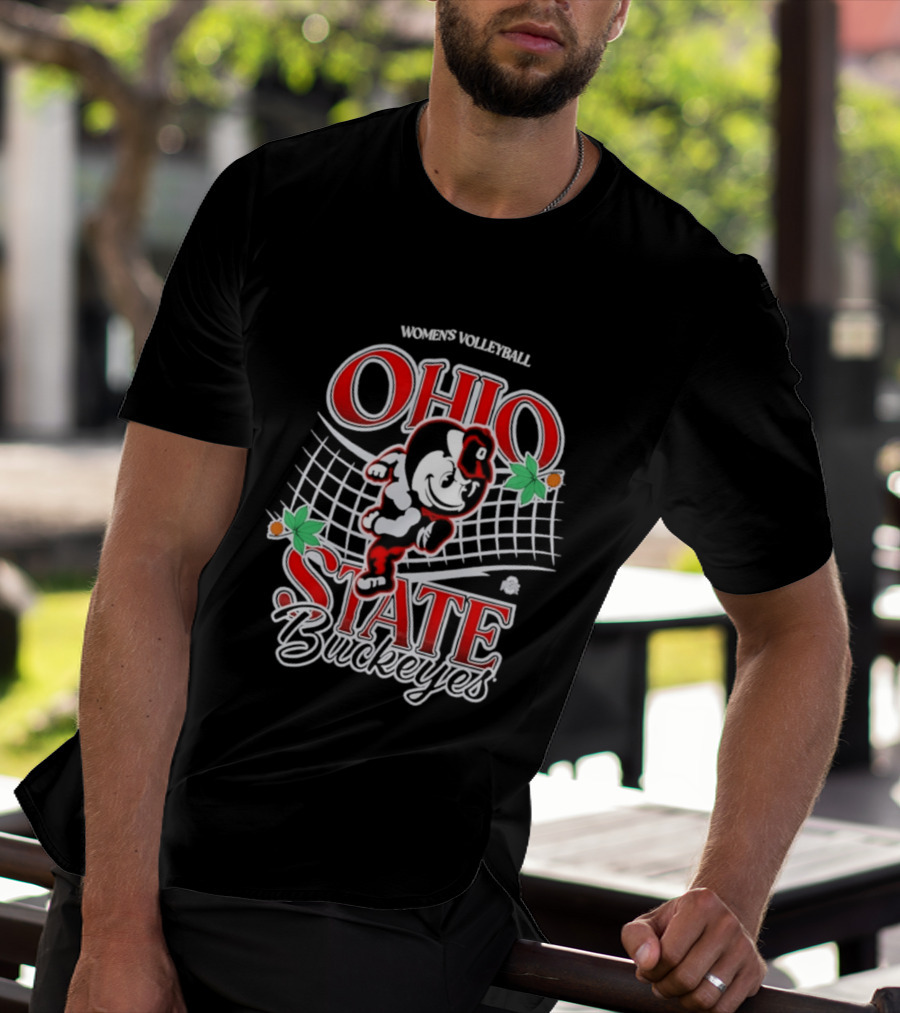 Ohio State Buckeyes Women's Volleyball Vintage Brutus T-Shirt