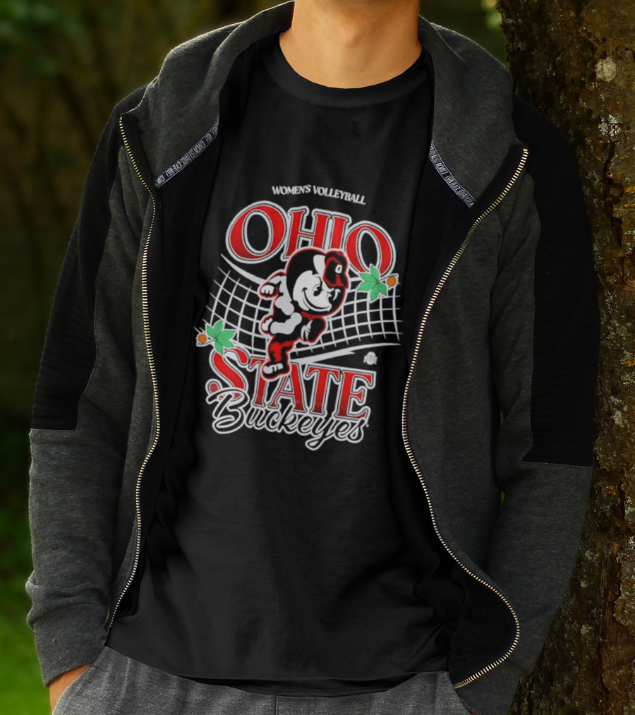 Ohio State Buckeyes Women's Volleyball Vintage Brutus T-Shirt
