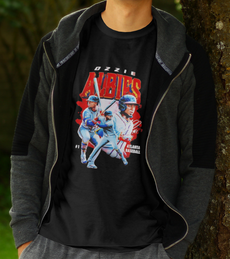 Ozzie Albies Atlanta Baseball 01 2026 MLB Collage T-Shirt