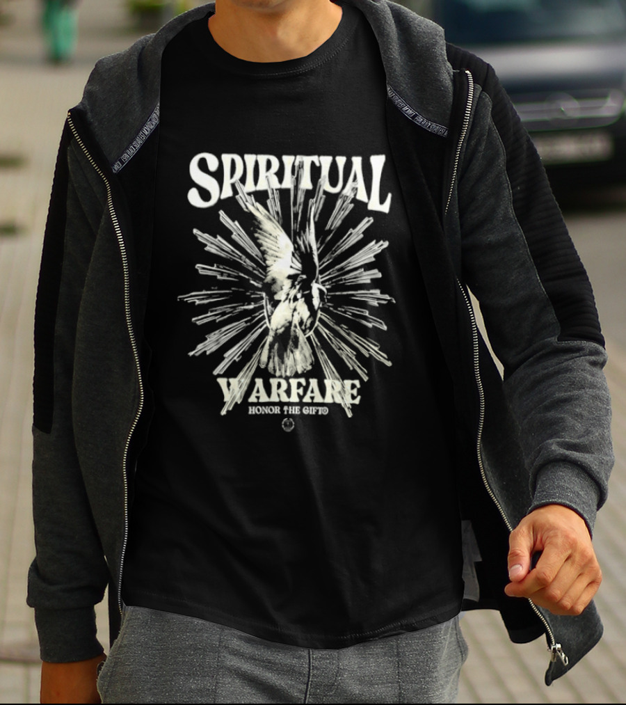 Spiritual Warfare Angelic Burst Honor The T-Shirt