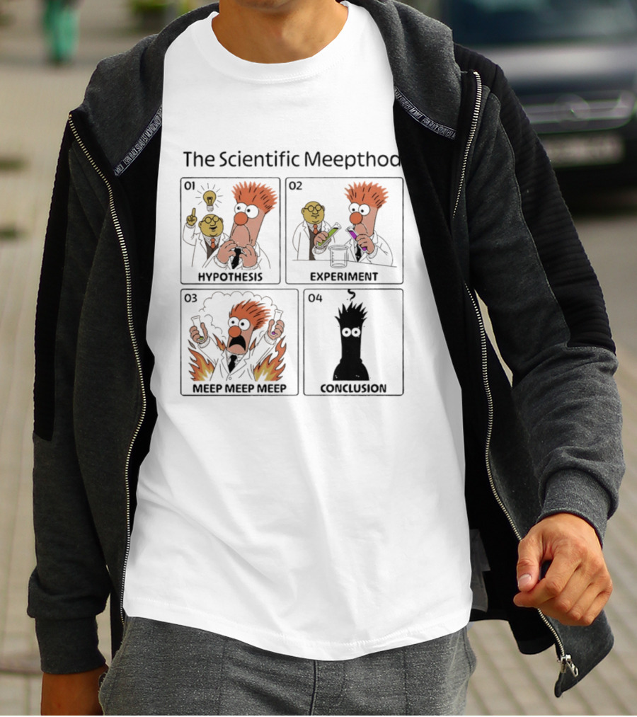 The Scientific Meepthod Beaker Muppets Hypothesis Experiment Conclusion T-Shirt