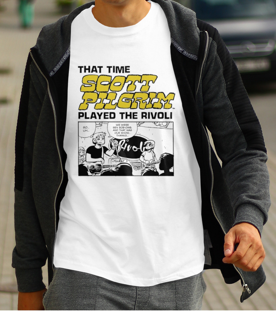 Scott Pilgrim Comic Strip That Time Played The Rivoli T-Shirt