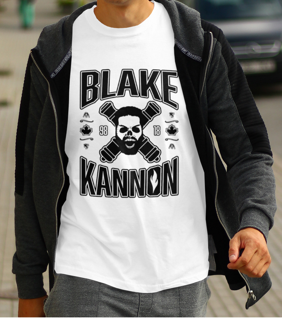 Blake Kannon 98 18 Skull Cannons Wrestling T-Shirt