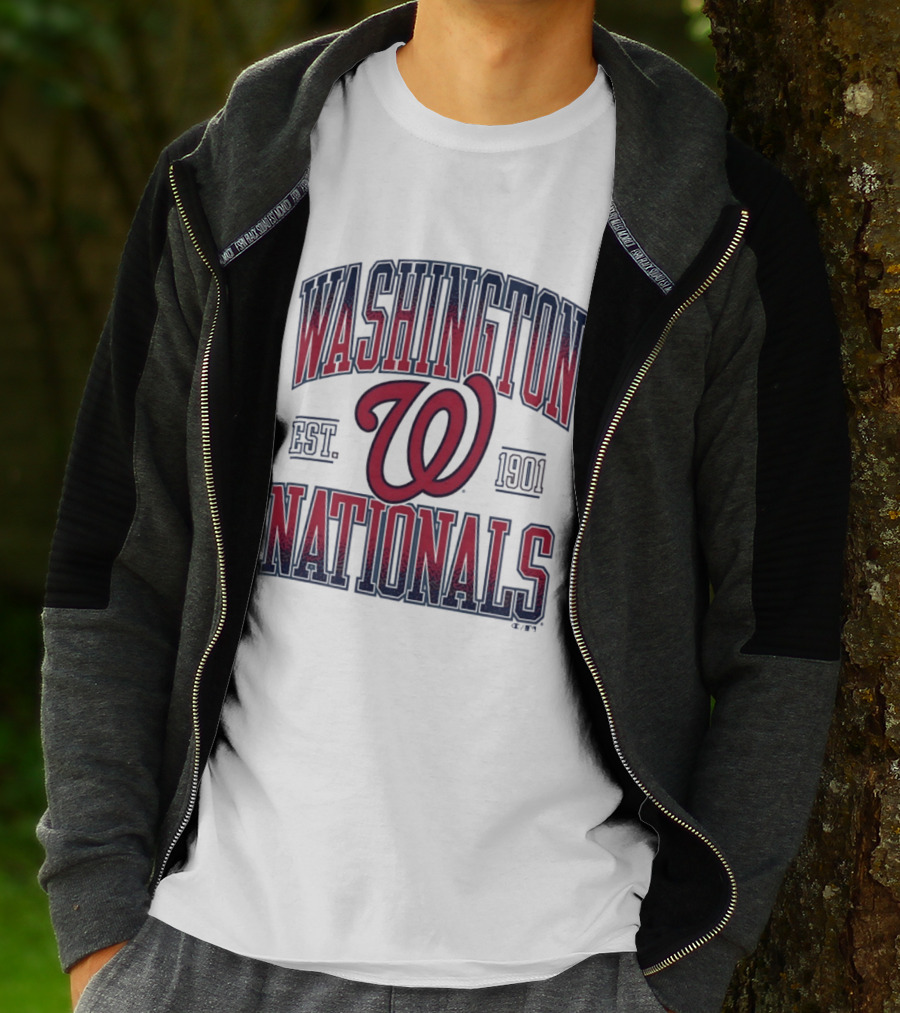 Washington Nationals Est 1901 MLB Baseball Vintage Red T-Shirt