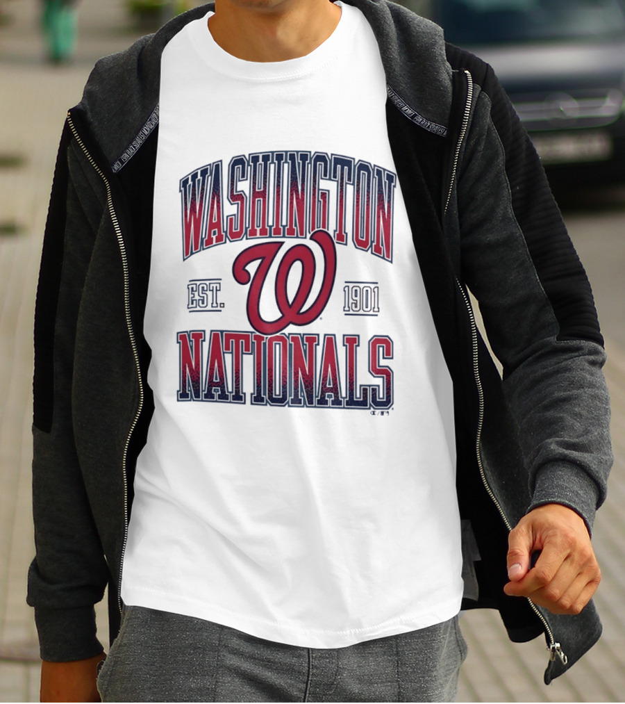 Washington Nationals Est 1901 MLB Baseball Vintage Red T-Shirt