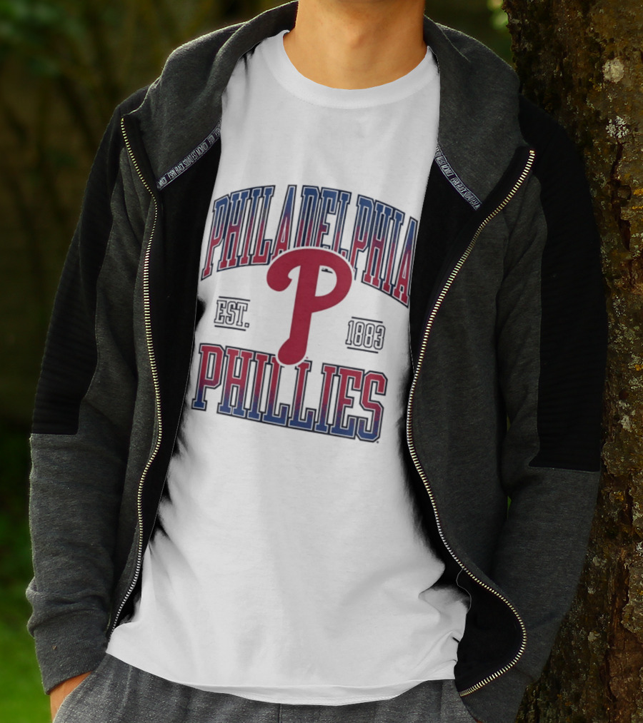 Philadelphia Phillies Est 1883 MLB Baseball P Icon Classic Team T-Shirt