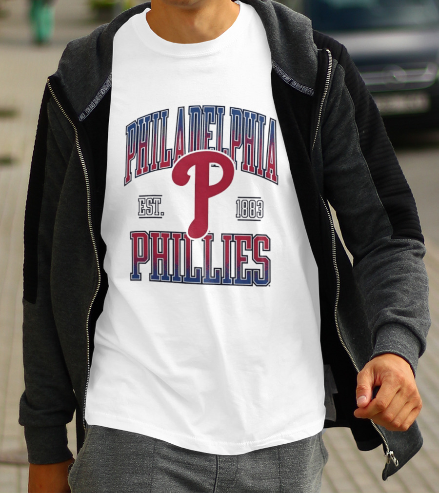 Philadelphia Phillies Est 1883 MLB Baseball P Icon Classic Team T-Shirt