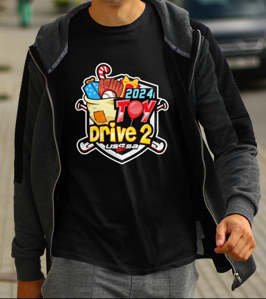 2024 USSSA Toy Drive 2 Baseball Event T-Shirt