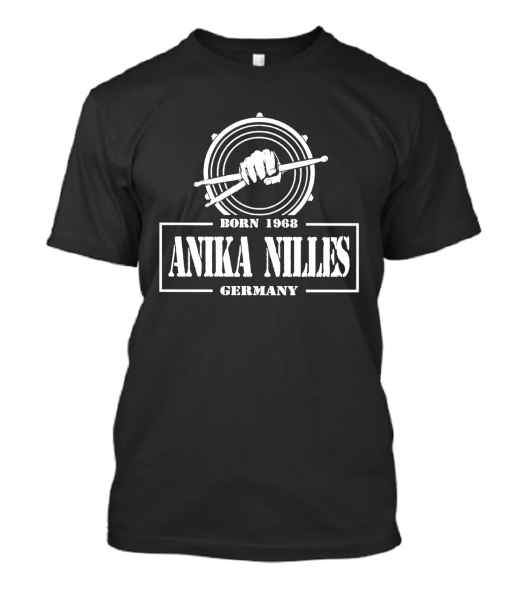 Anika Nilles Born 1968 Germany Drum Sticks T-Shirt