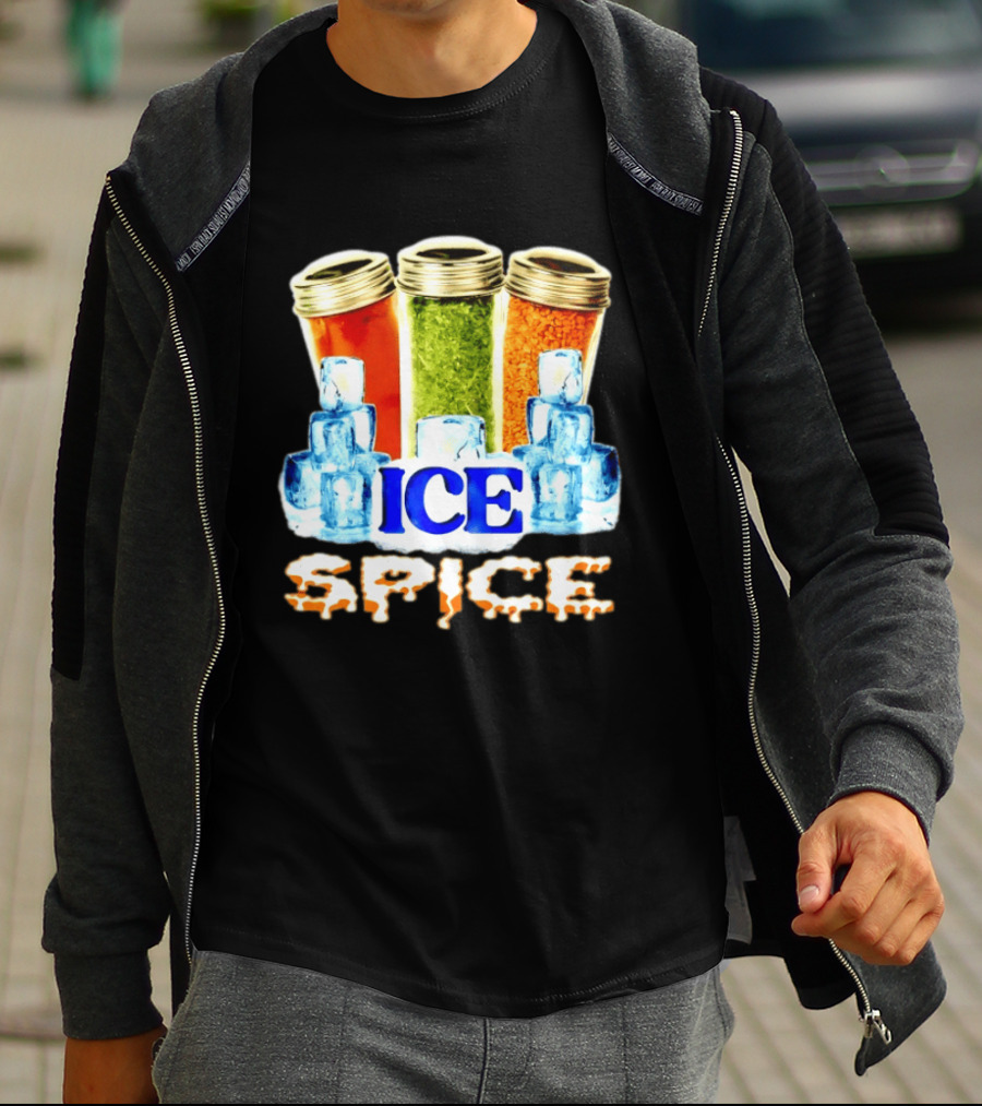 Ice Spice Iced Out Hip Hop Rap Music Funny Wordplay T-Shirt