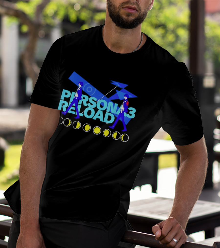 ATLUS Persona 3 Reload Classic Characters Moon Phases T-Shirt