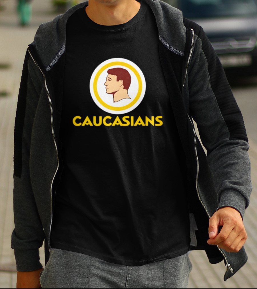 Caucasians Satire Sports Humor Caucasian Face T-Shirt