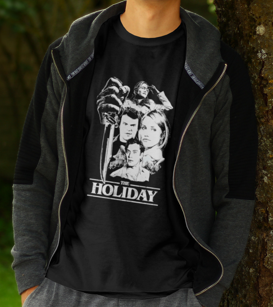 Kate Winslet Jack Black Cameron Diaz Jude Law The Holiday Horror Slasher Mashup T-Shirt