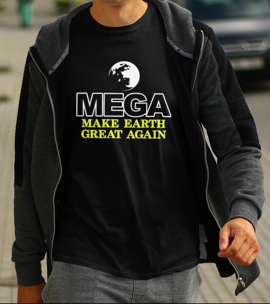 Count Binface MEGA Make Earth Great Again Planet T-Shirt