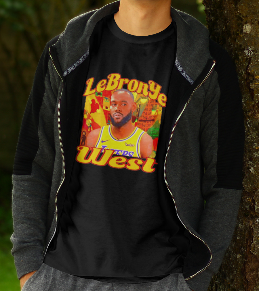 LeBronYe West Los Angeles Lakers Basketball T-Shirt