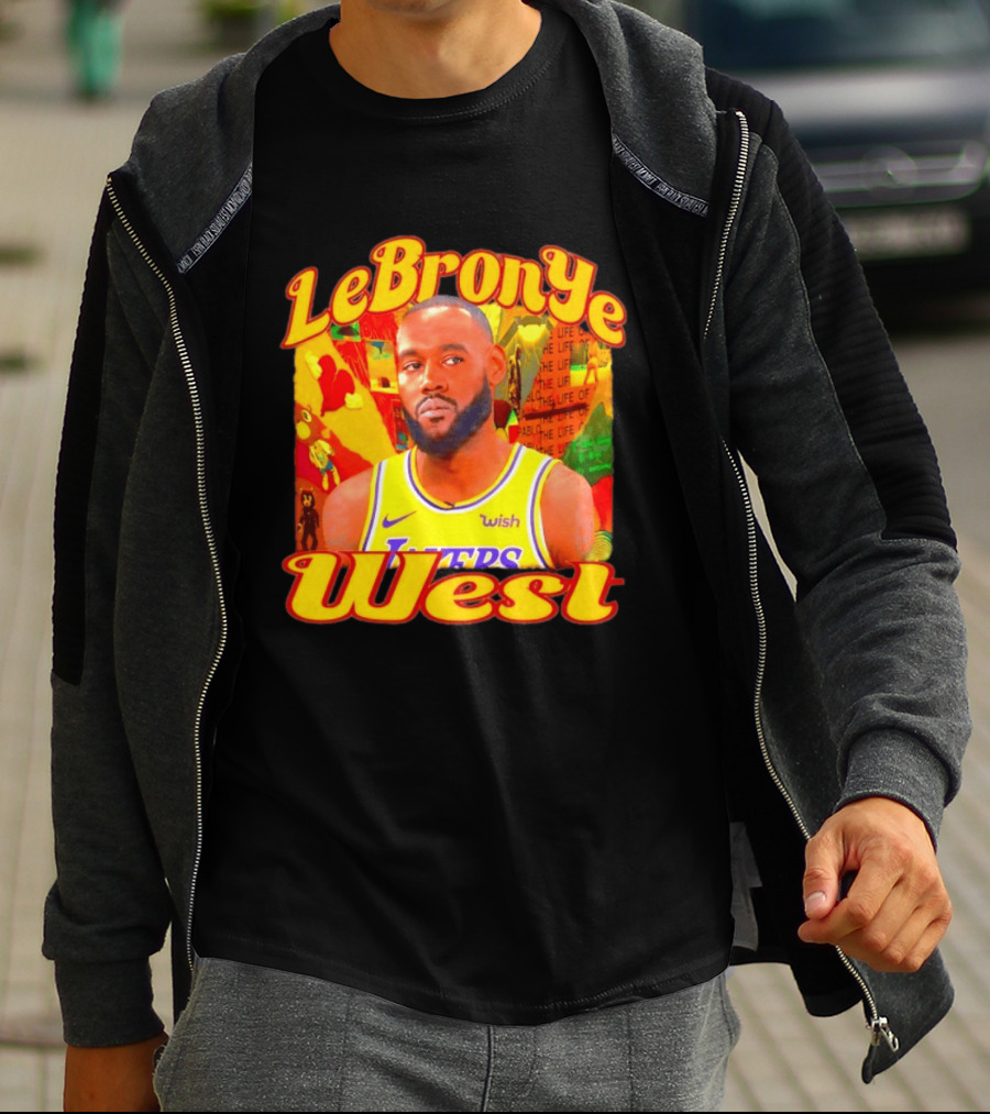LeBronYe West Los Angeles Lakers Basketball T-Shirt