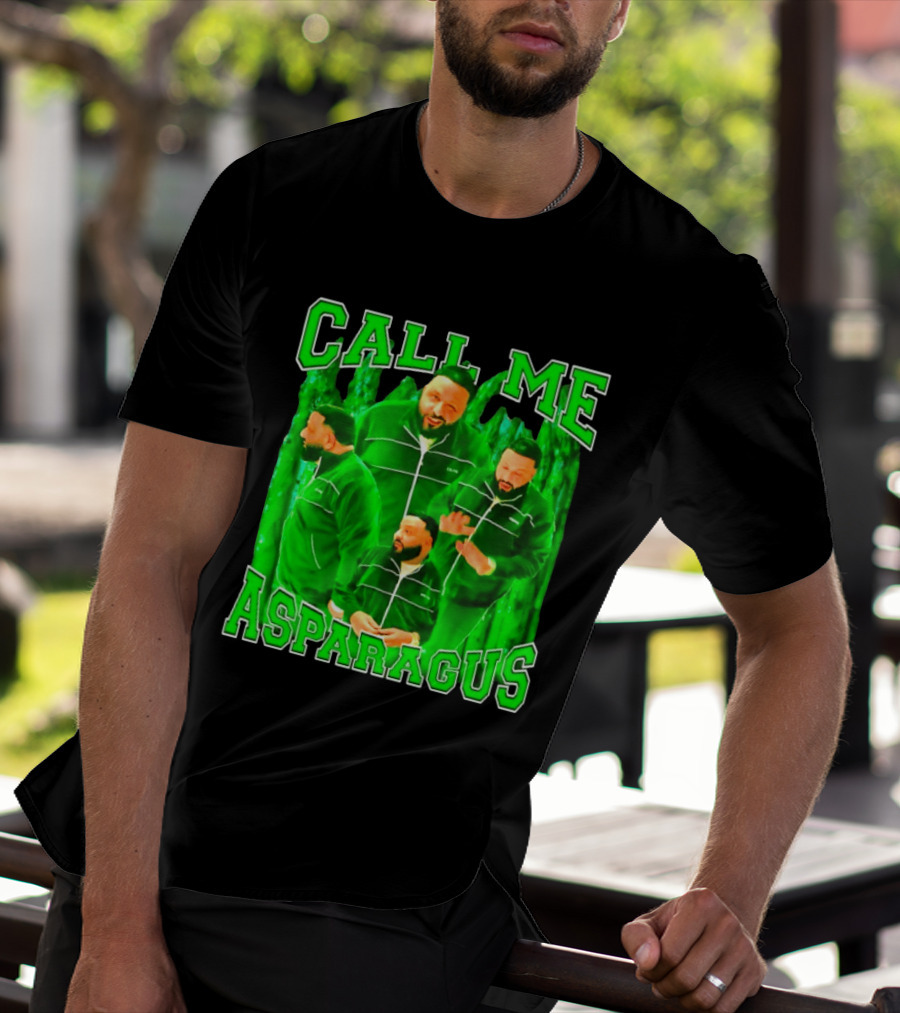 DJ Khaled Call Me Asparagus Music Producer Green Tracksuit T-Shirt