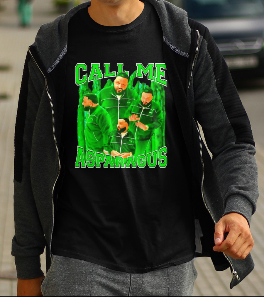 DJ Khaled Call Me Asparagus Music Producer Green Tracksuit T-Shirt