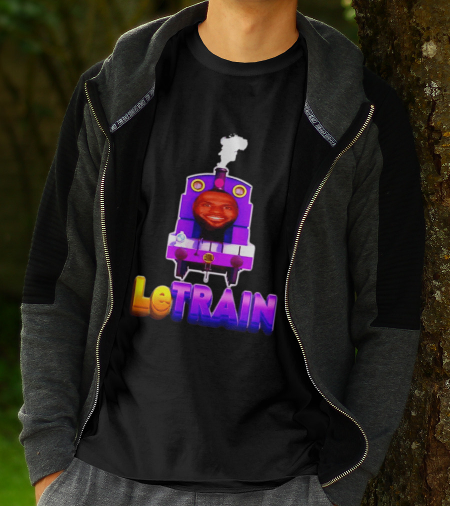 LeBron James LeTrain Meme With Philadelphia 76ers Concept T-Shirt