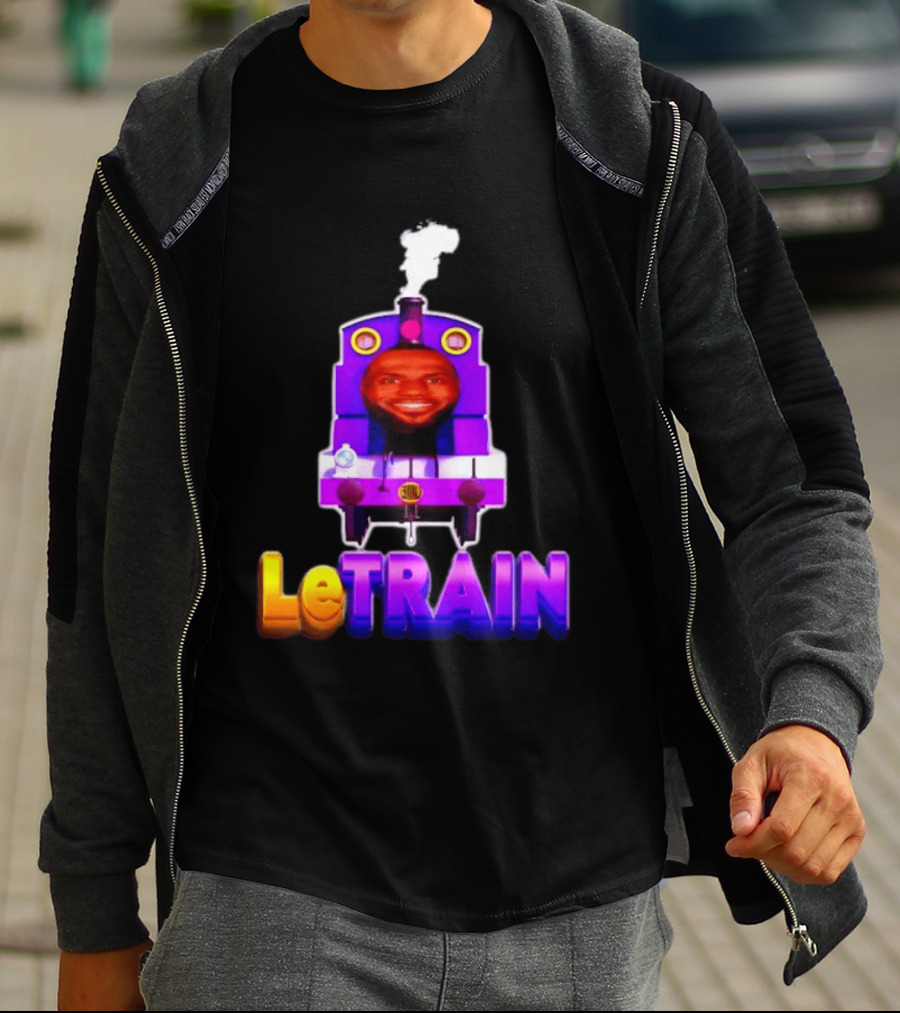 LeBron James LeTrain Meme With Philadelphia 76ers Concept T-Shirt