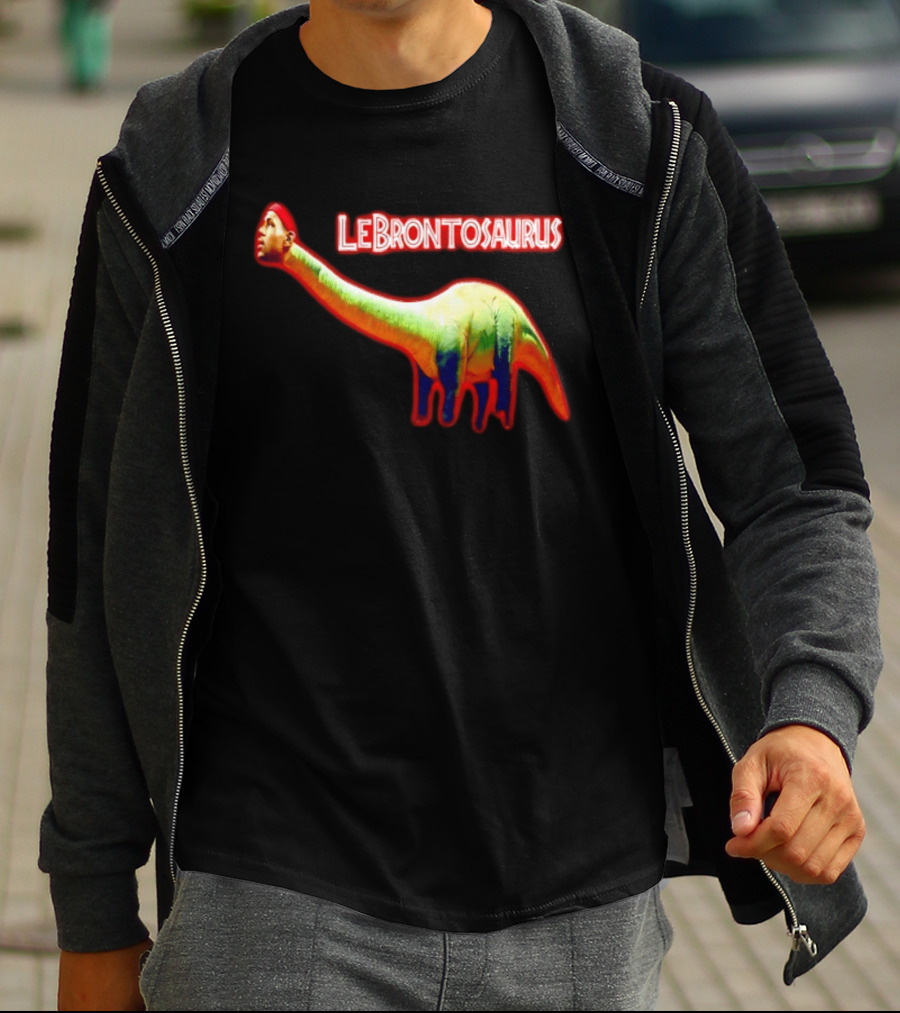 LeBrontosaurus Meme LeBron James Philadelphia 76ers T-Shirt