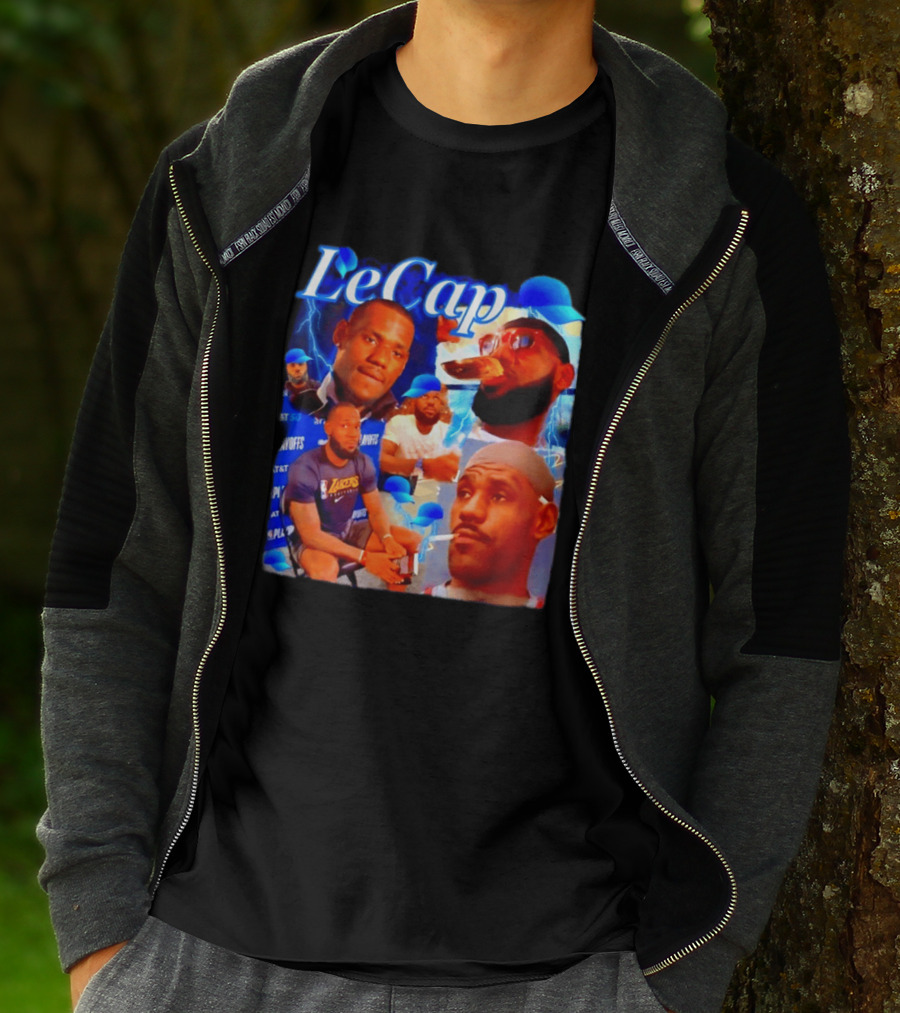 LeBron James LeCap Lakers Playoffs Meme T-Shirt
