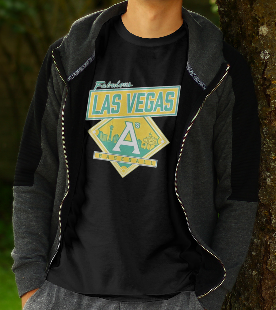 Fabulous Las Vegas A's Baseball 2026 Skyline T-Shirt