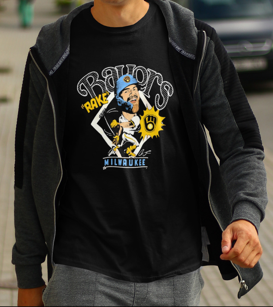 Milwaukee Bauers Rake Baseball Art 2026 T-Shirt