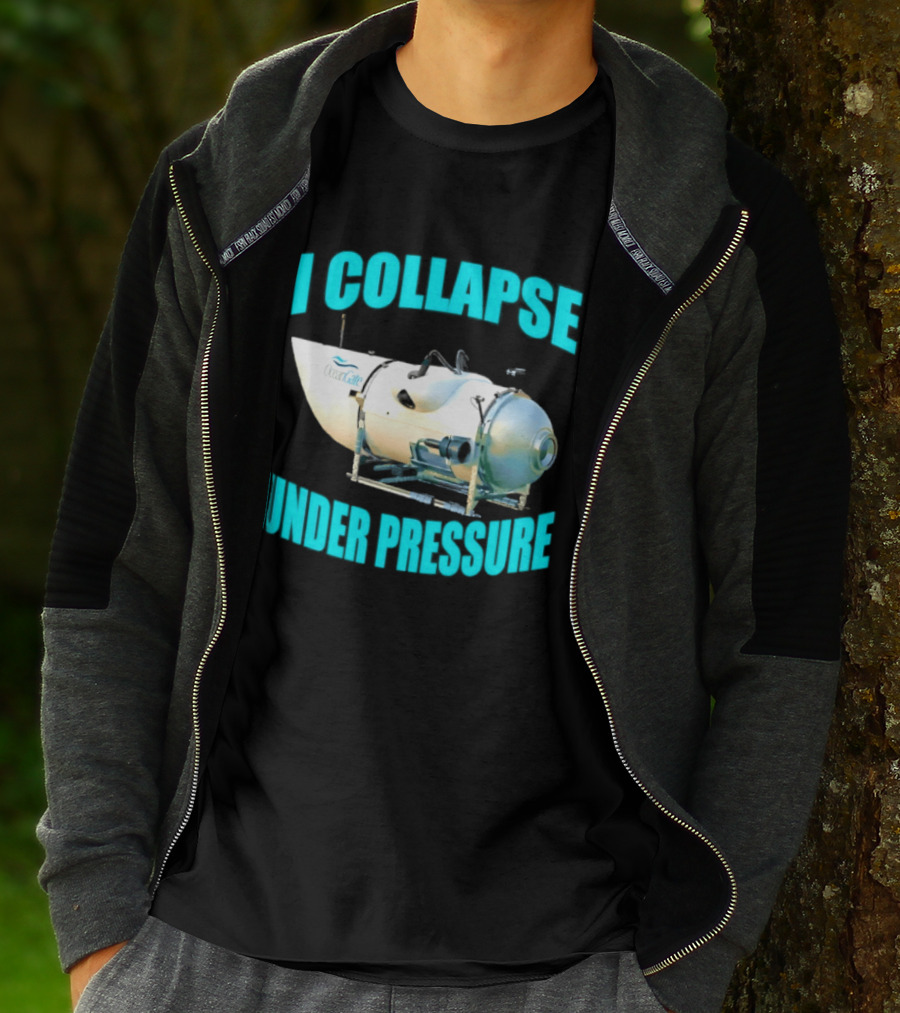 OceanGate Titan Submersible I Collapse Under Pressure T-Shirt