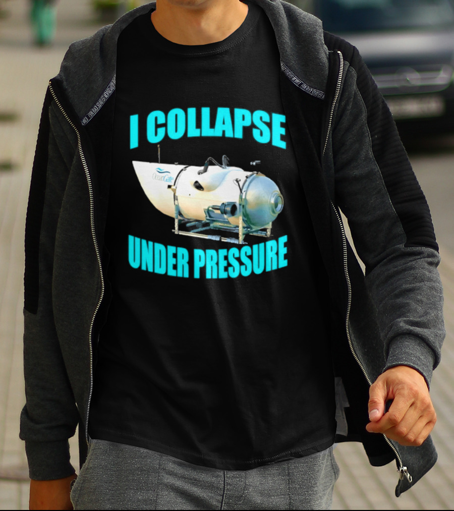 OceanGate Titan Submersible I Collapse Under Pressure T-Shirt