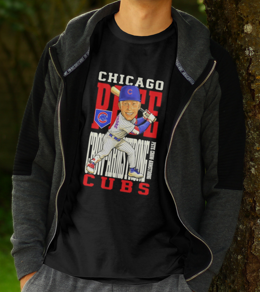 Chicago Pete Cubs Baseball Caricature Clash T-Shirt