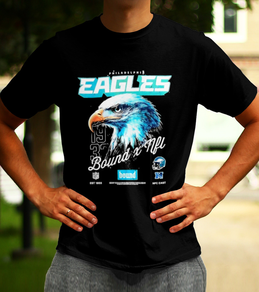 Philadelphia Eagles Bound NFC East 1933 Bird Head Helmet NFL T-Shirt