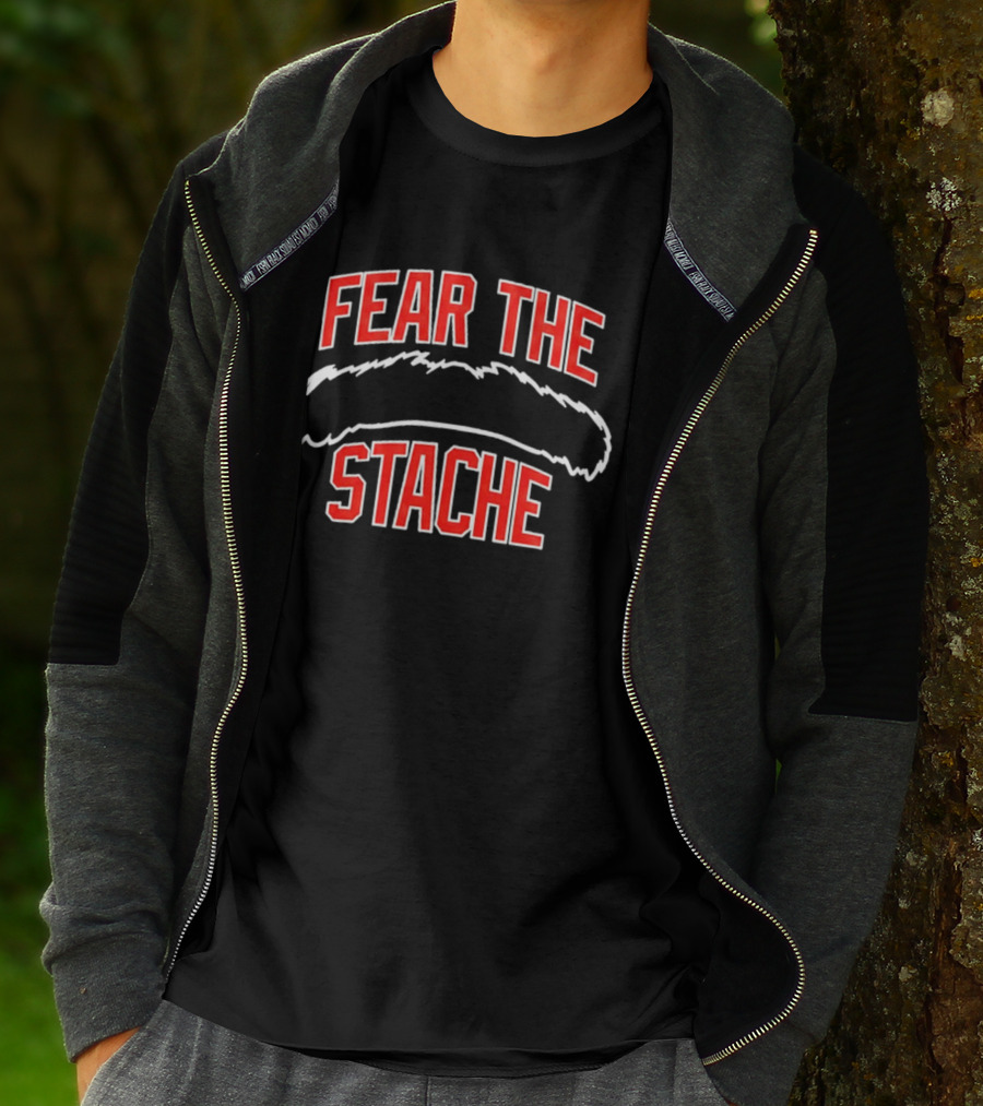 Red Sox Fear The Stache Chad Tracy T-Shirt
