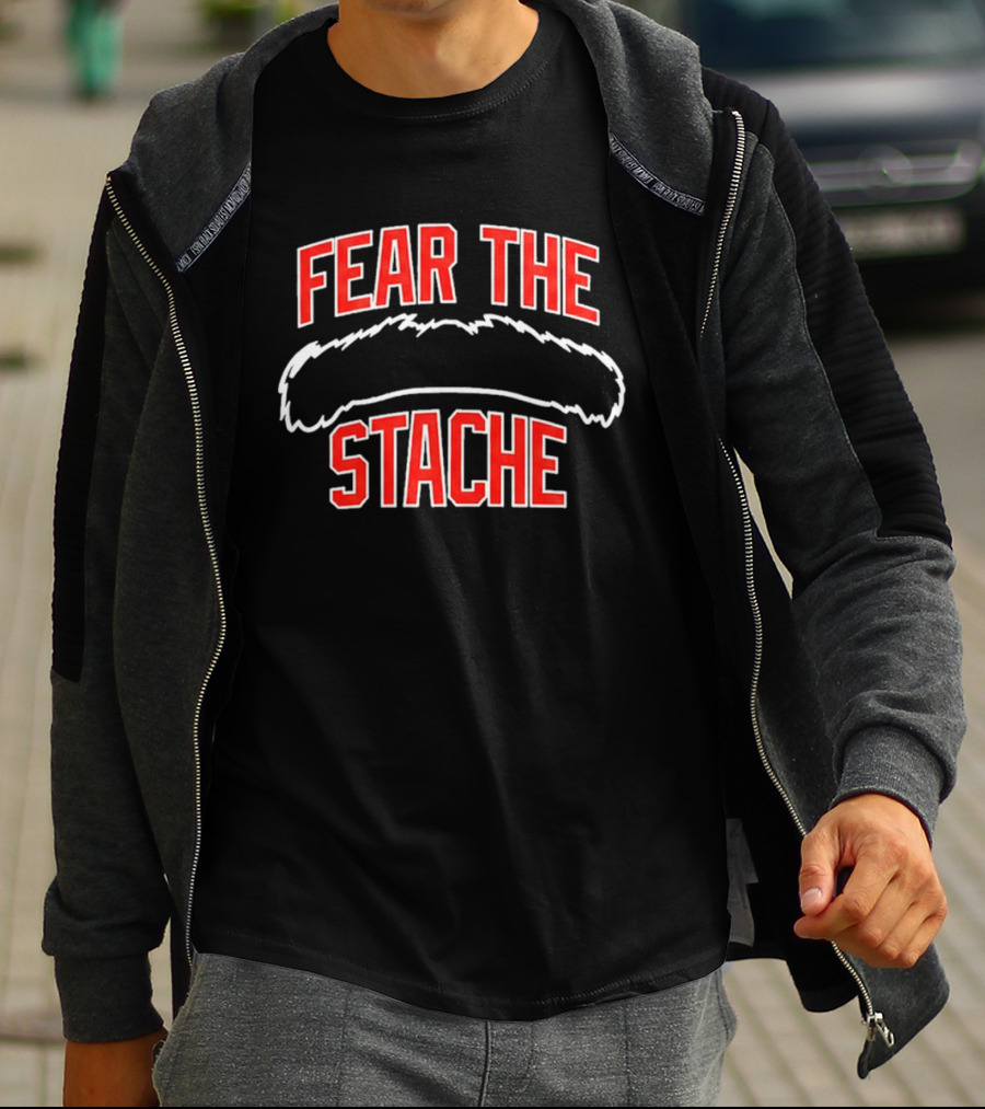 Red Sox Fear The Stache Chad Tracy T-Shirt