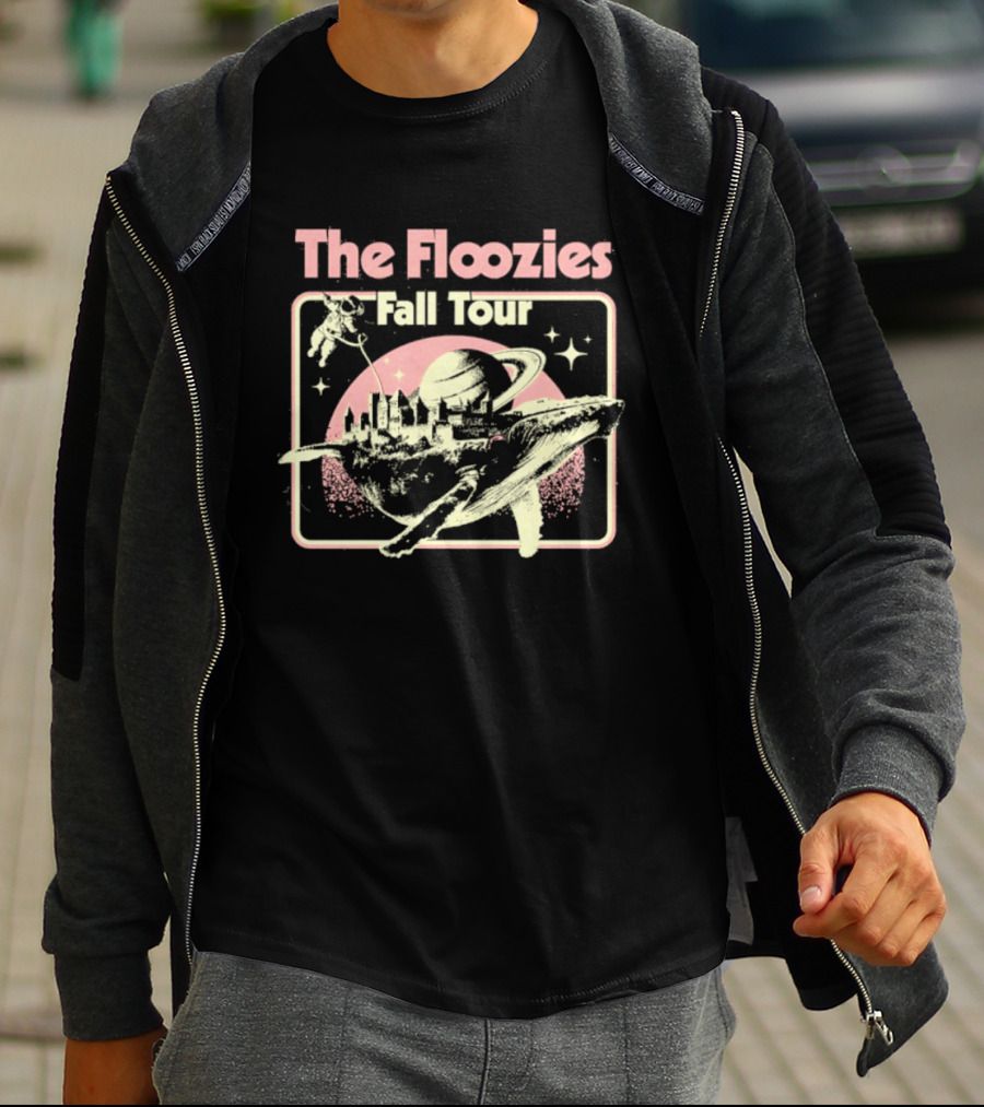 The Floozies Fall Tour Astronaut Whale Castle Space Adventure T-Shirt