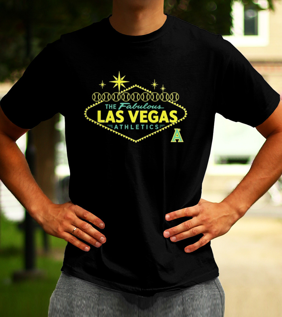 The Fabulous Las Vegas Athletics MLB Baseball 2026 Welcome Sign T-Shirt