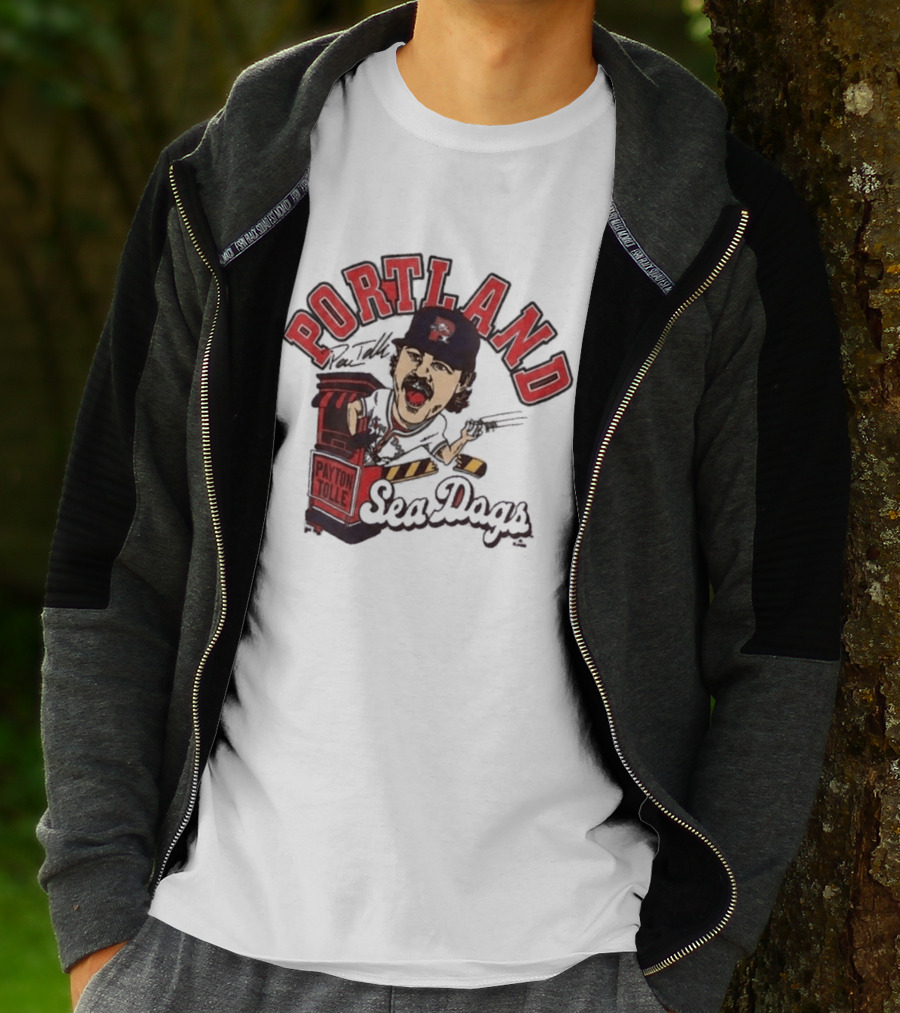 Payton Tolle Portland Sea Dogs Baseball T-Shirt