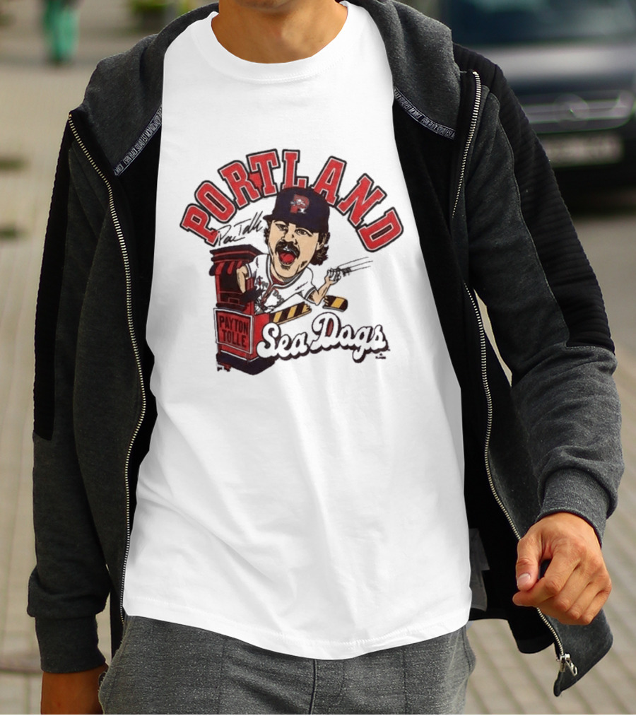 Payton Tolle Portland Sea Dogs Baseball T-Shirt