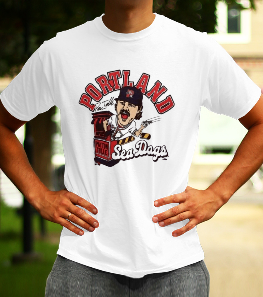 Payton Tolle Portland Sea Dogs Baseball T-Shirt