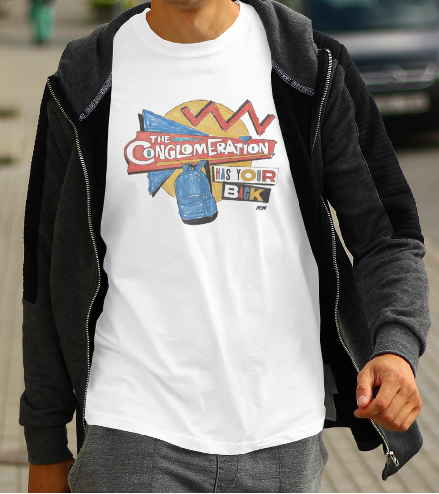 The Conglomeration Has Your Back Backpack T-Shirt