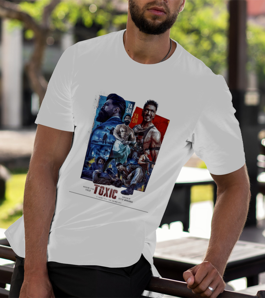 Yash Toxic A Fairy Tale For Grown Ups Rugged Warrior Action Adventure T-Shirt