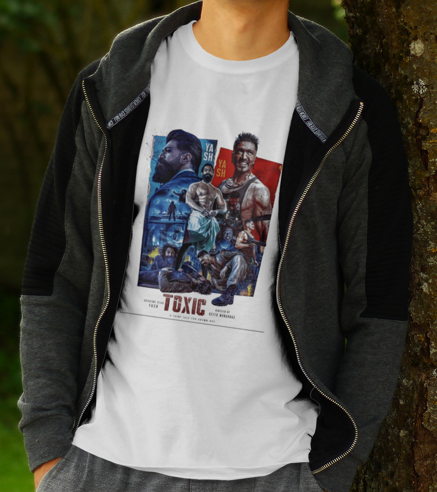 Yash Toxic A Fairy Tale For Grown Ups Rugged Warrior Action Adventure T-Shirt