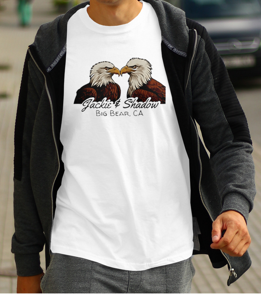 Jackie And Shadow Bald Eagles Big Bear CA Wildlife Pair T-Shirt