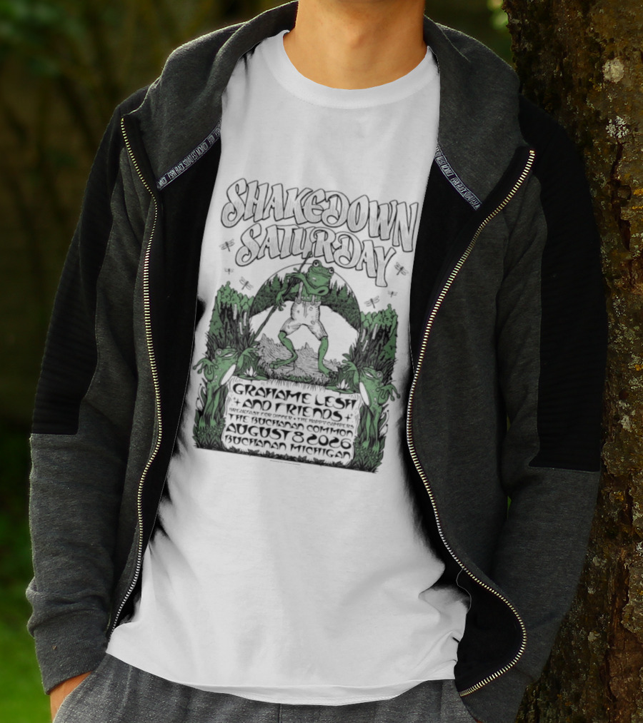 Shakedown Saturday Grahame Lesh And Friends Live Buchanan Michigan August 8 2026 Festival Vibe T-Shirt