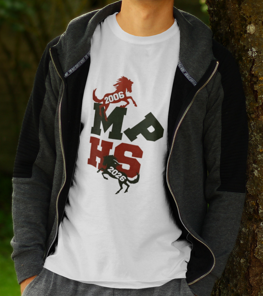Morgan Park Mustangs MPHS 2006 2026 T-Shirt