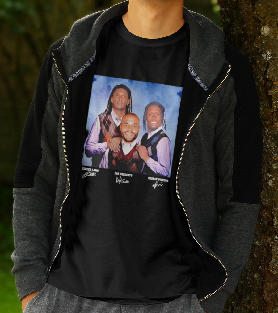 CeeDee Lamb Dak Prescott George Pickens Dallas Cowboys Pittsburgh Steelers Step Brothers T-Shirt
