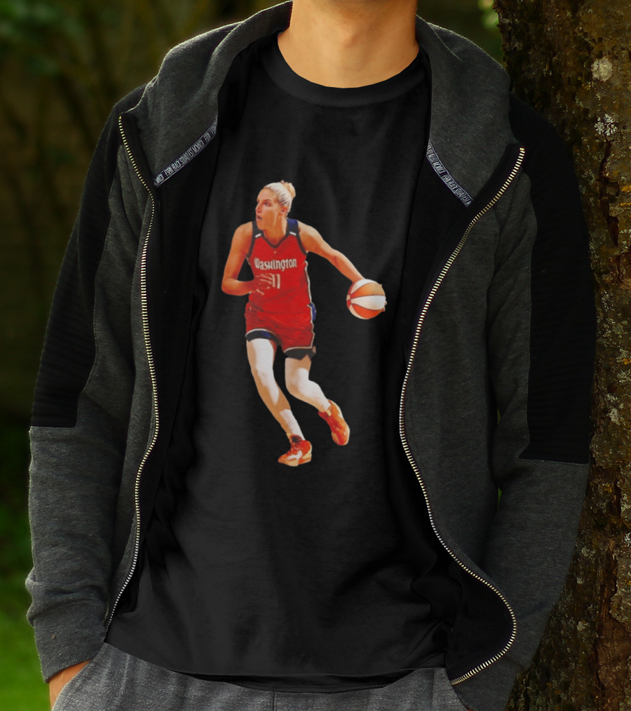 Elena Delle Donne Washington Mystics Basketball Hall Of Fame Player 11 T-Shirt