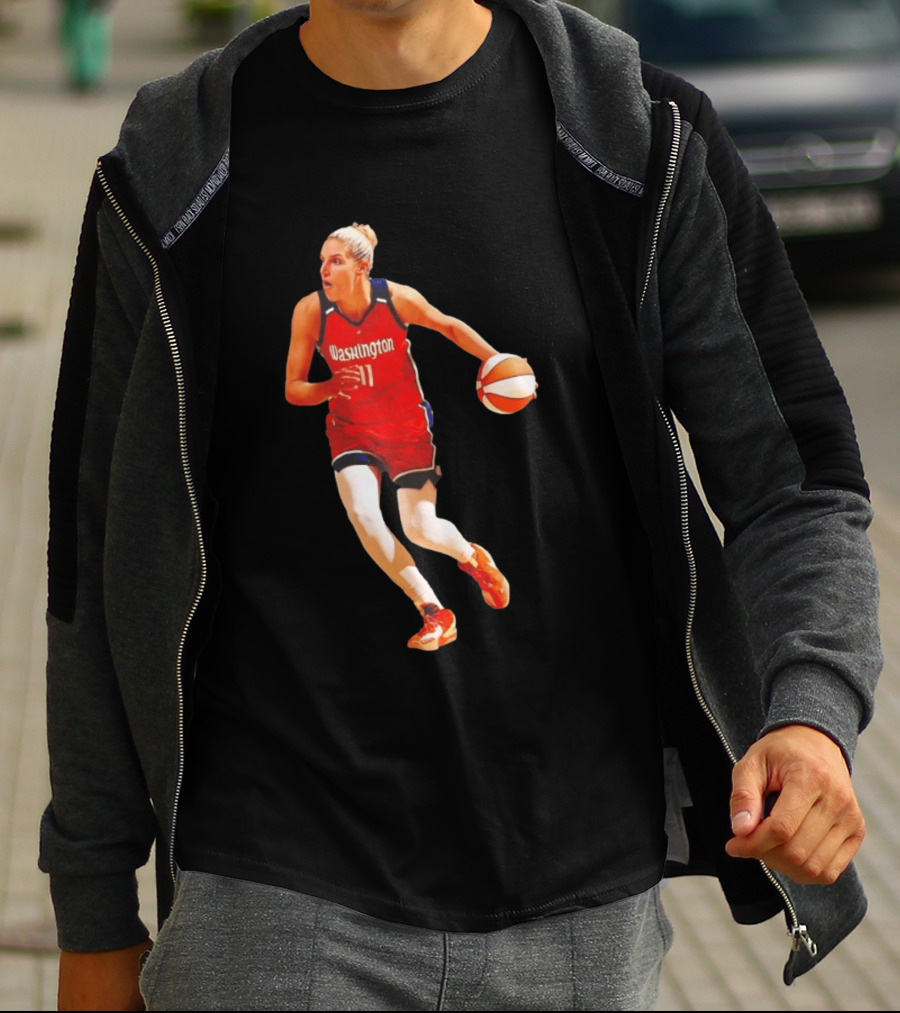 Elena Delle Donne Washington Mystics Basketball Hall Of Fame Player 11 T-Shirt