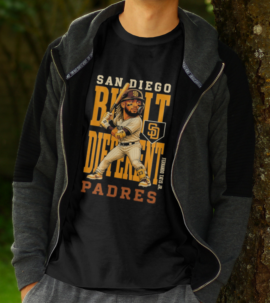 San Diego Built Different Padres Fernando Tatis Jr. 2026 MLB Season T-Shirt